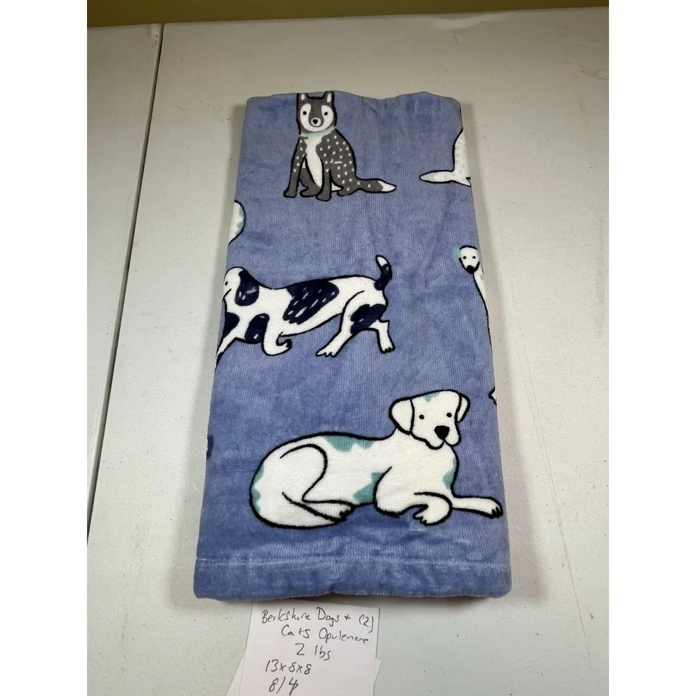 Artisan de Luxe Dog Print Towel 3 Piece Set Bath Hand Washcloth 100% Cotton New